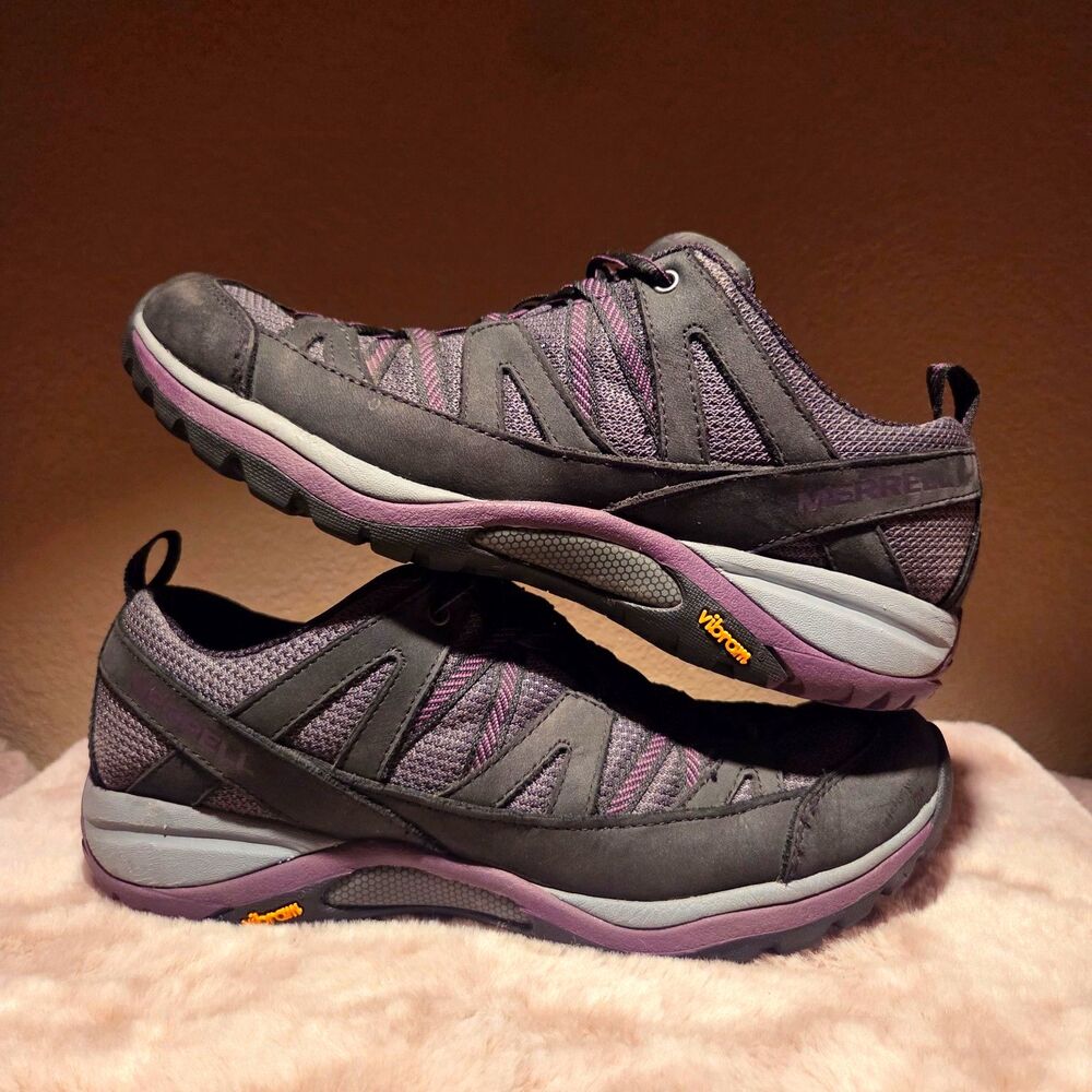 Merrell Womens Siren Sport 3 Hiking Shoes Size 9.5W Black/Blackberry